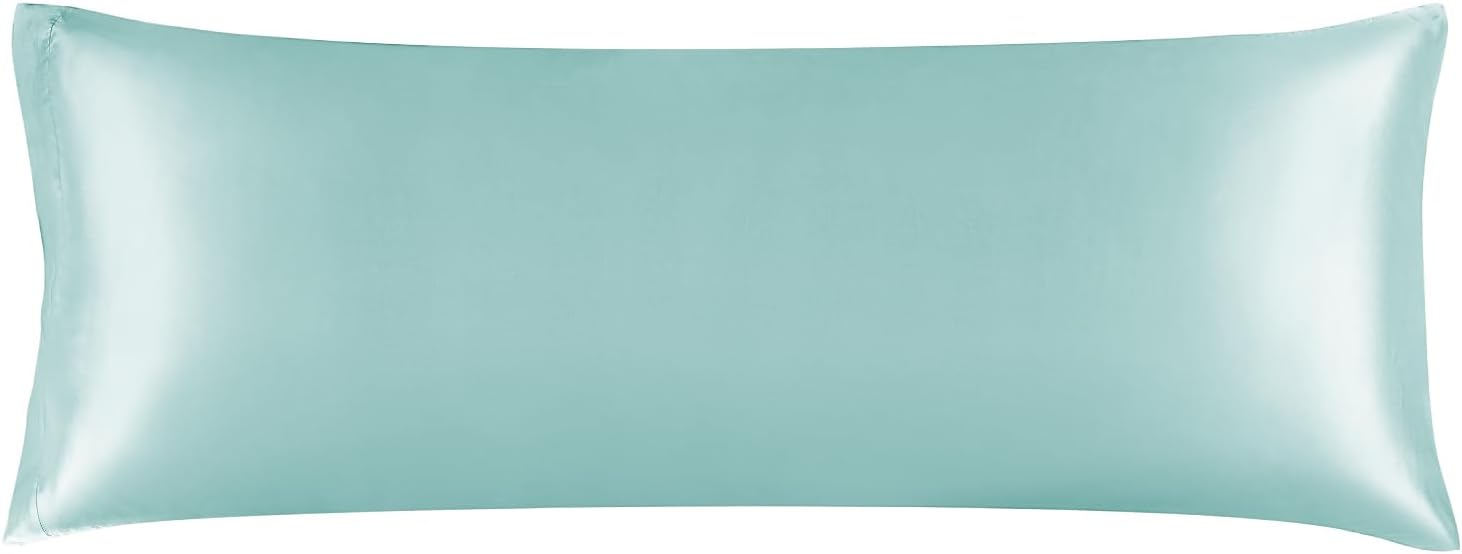 BEDELITE Satin Pillowcase for Hair and Skin, Super Soft and Cooling Similar to Silk Pillow Cases 2 Pack with Envelope Closure, Gift for Women Men(20"x30" Queen Size, Dark Grey)
