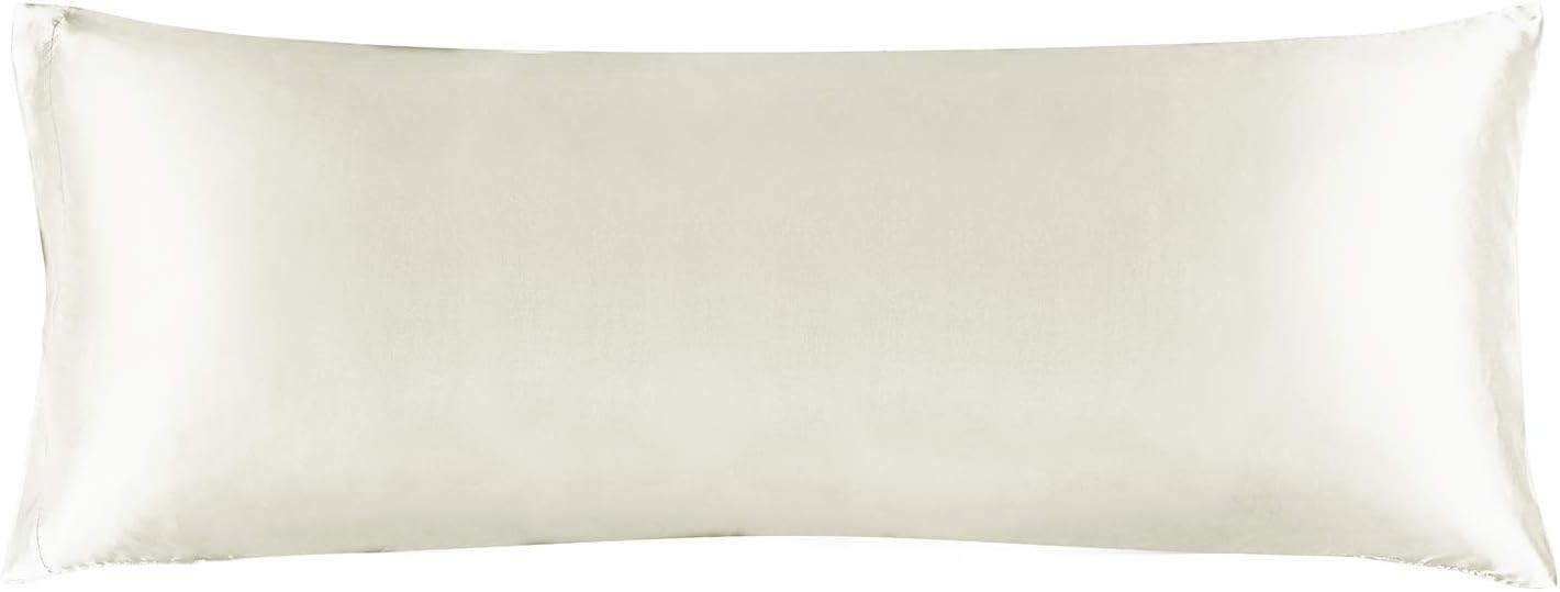 BEDELITE Satin Pillowcase for Hair and Skin, Super Soft and Cooling Similar to Silk Pillow Cases 2 Pack with Envelope Closure, Gift for Women Men(20"x30" Queen Size, Dark Grey)