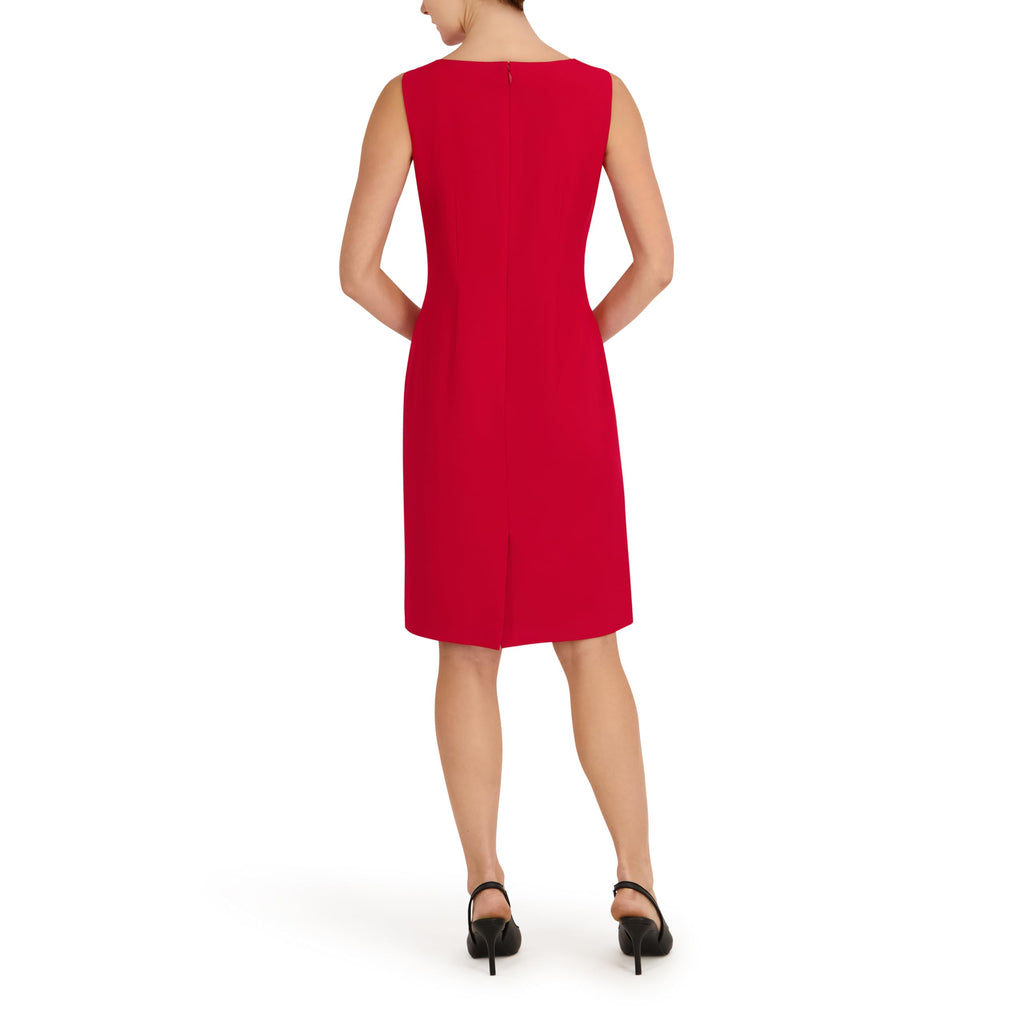Le Suit Women's Long Coat & Basic Sheath Dress