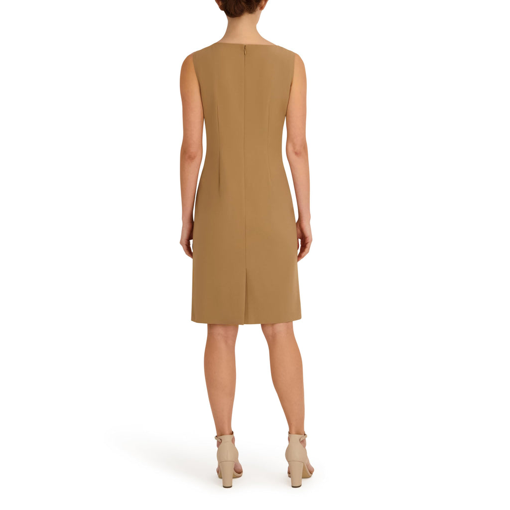 Le Suit Women's Long Coat & Basic Sheath Dress