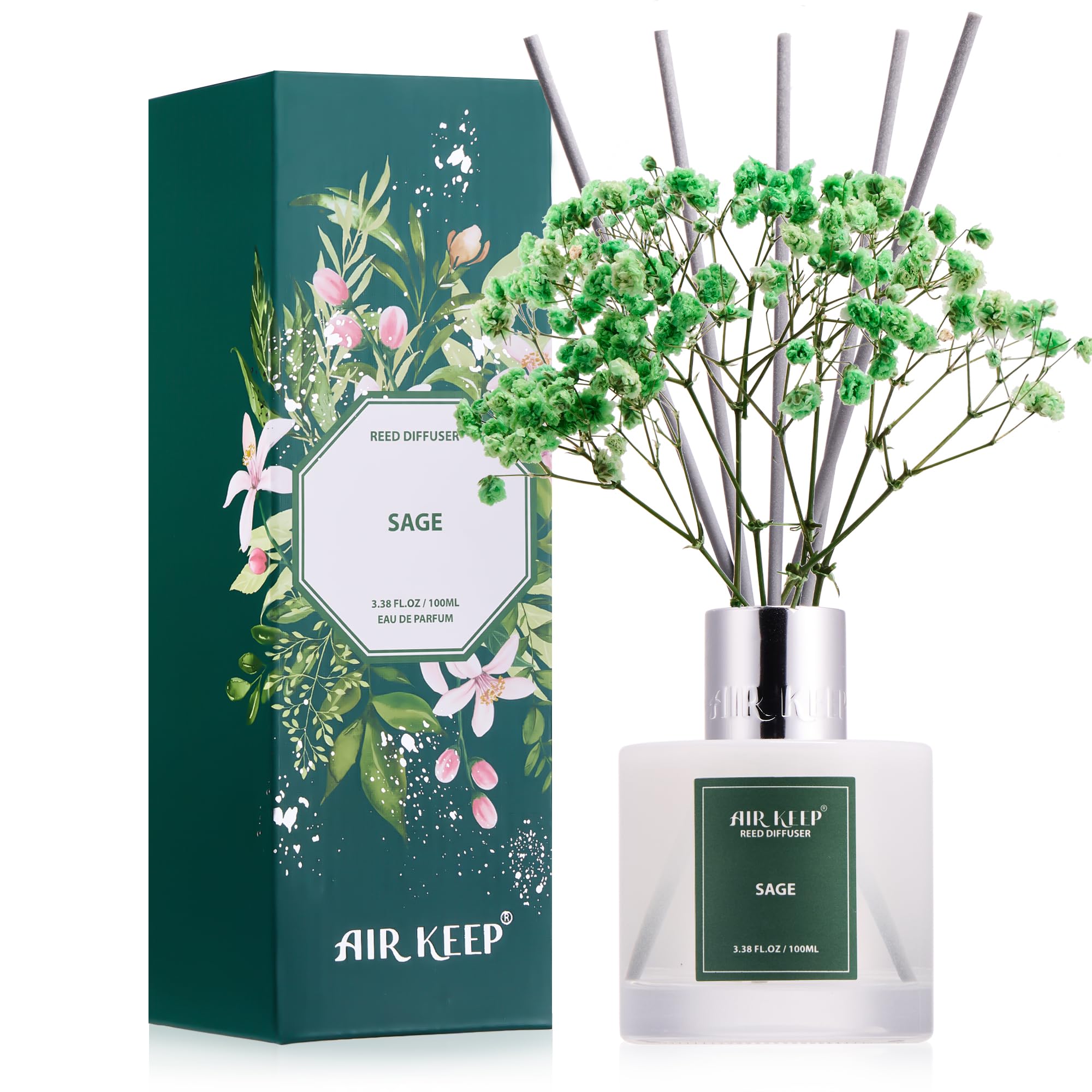 Airkeep Clean Linen Reed Diffuser Set